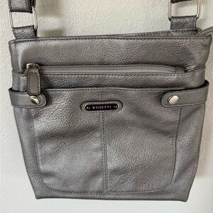 Rosetti Gray Silver  Crossbody Bag